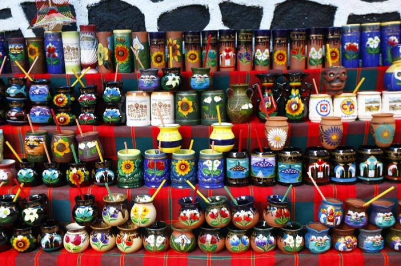 Venta de Artesanias, Isla de Janitzio, Patzcuaro, ...