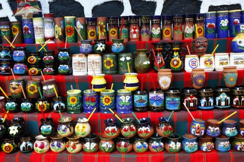 Venta de Artesanias, Isla de Janitzio, Patzcuaro, ...