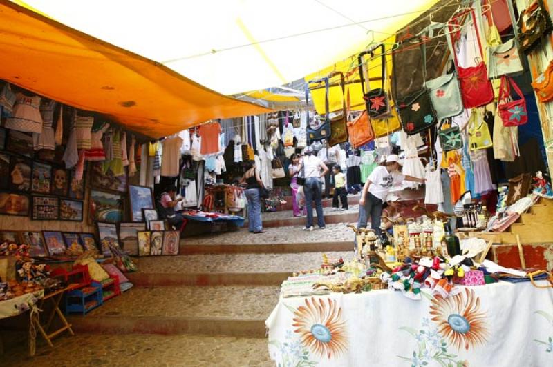 Mercados Artesanales, Isla de Janitzio, Patzcuaro,...