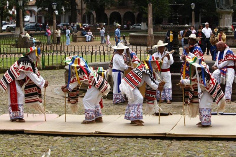 Danza de los Viejitos, Patzcuaro, Michoacan, Mexic...