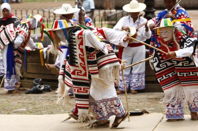 Danza de los Viejitos, Patzcuaro, Michoacan, Mexic...