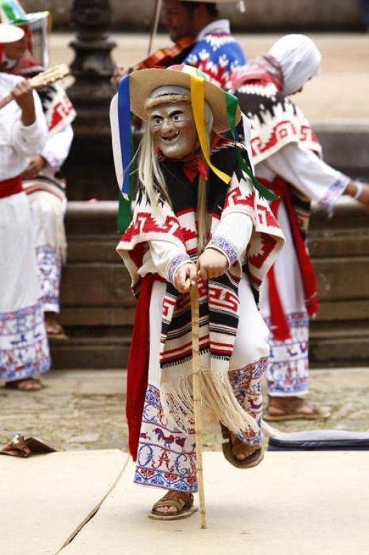 Danza de los Viejitos, Patzcuaro, Michoacan, Mexic...