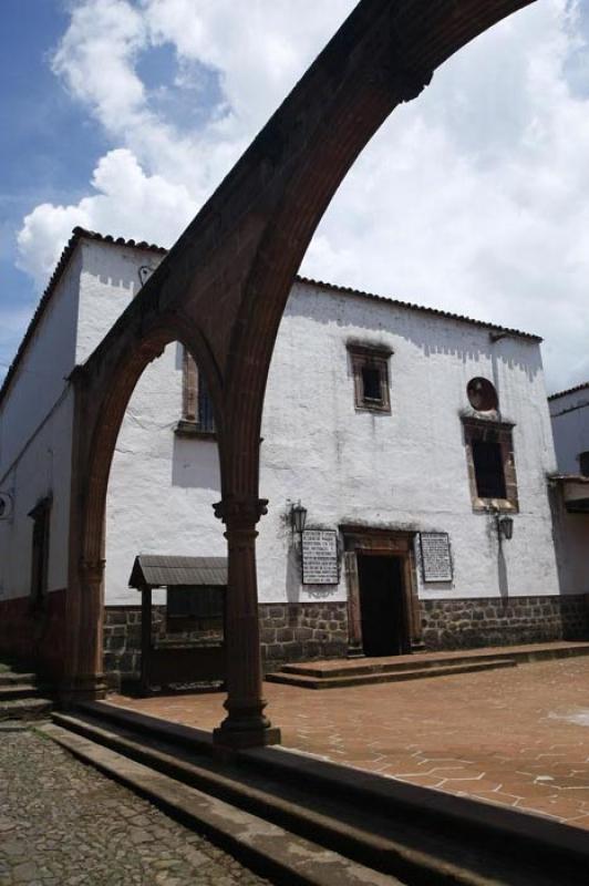 Templo de San Agustin, Patzcuaro, Michoacan, Mexic...