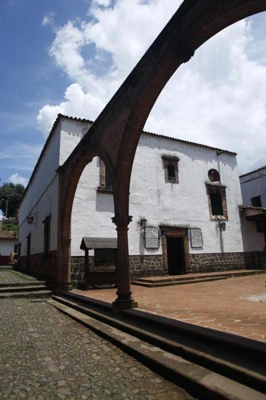 Templo de San Agustin, Patzcuaro, Michoacan, Mexic...