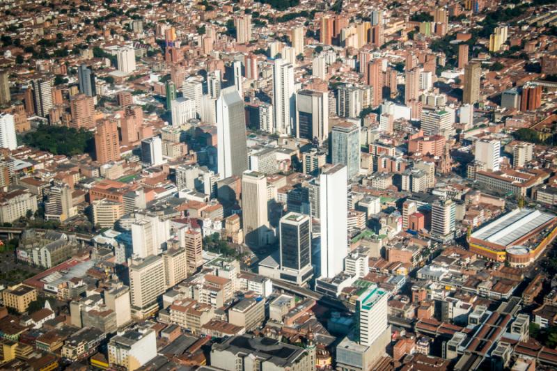 Panoramica de la Ciudad de Medellin, Antioquia, Co...