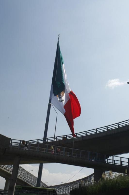 Bandera de Mexico D.F, Mexico, America Central