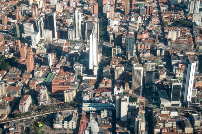 Panoramica de la Ciudad de Medellin, Antioquia, Co...