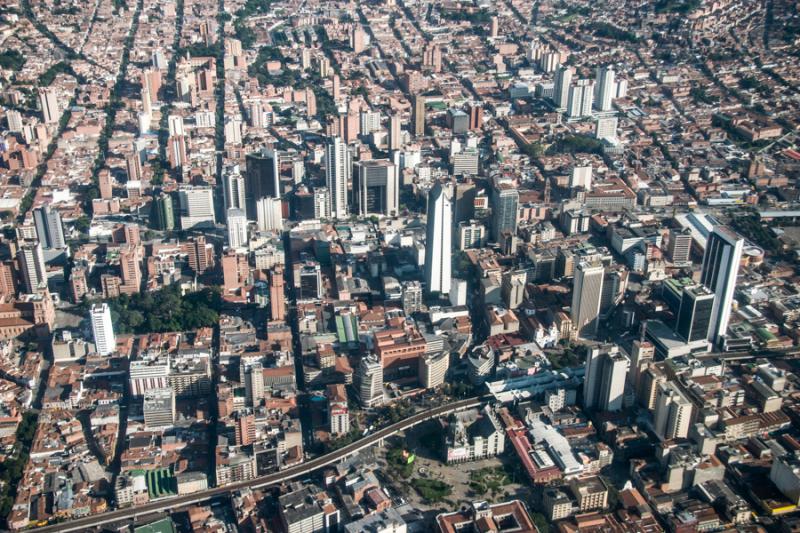 Panoramica de la Ciudad de Medellin, Antioquia, Co...