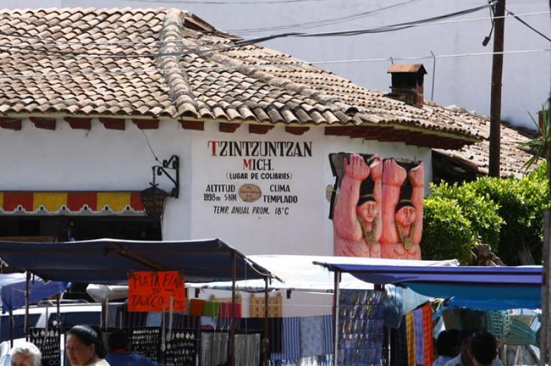 Pueblo de Tzintzuntzan, Michoacan, Morelia, Mexico