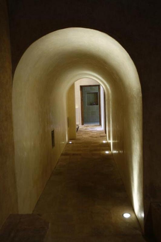 Interior del Ex Convento Franciscano de Tzintzuntz...