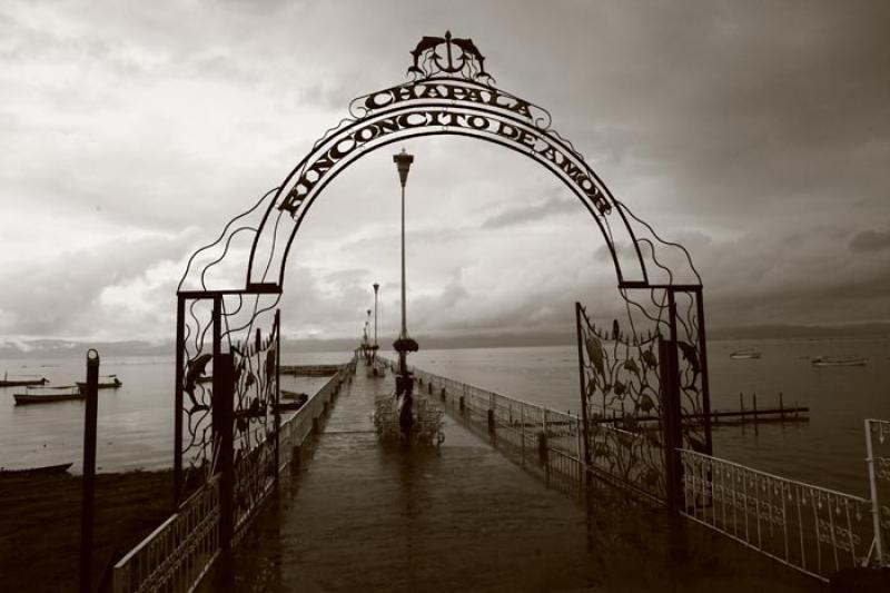 Muelle del Lago Chapala, Guadalajara, Jalisco, Mex...