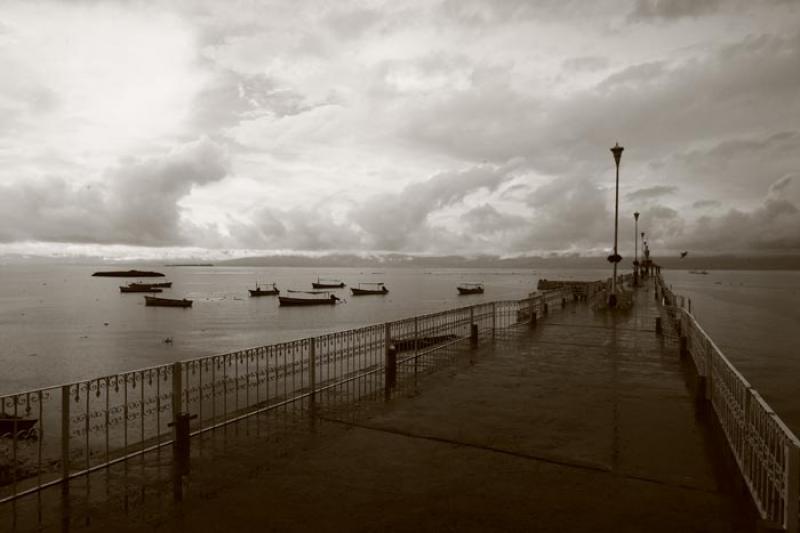 Muelle del Lago Chapala, Guadalajara, Jalisco, Mex...