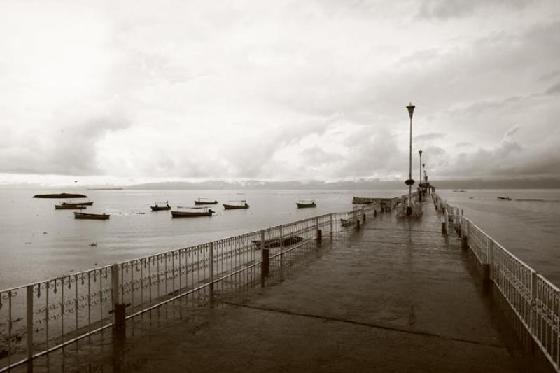 Muelle del Lago Chapala, Guadalajara, Jalisco, Mex...