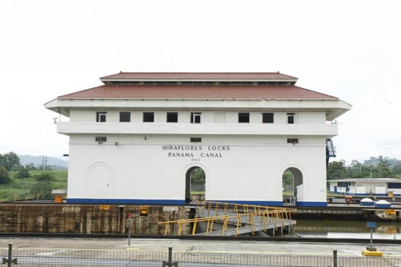 Miraflores Locks, Canal de Panama, Panama, America...