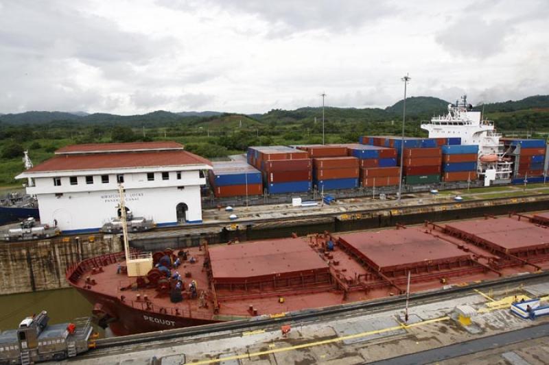 Miraflores Locks, Canal de Panama, Panama, America...