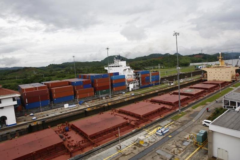 Miraflores Locks, Canal de Panama, Panama, America...