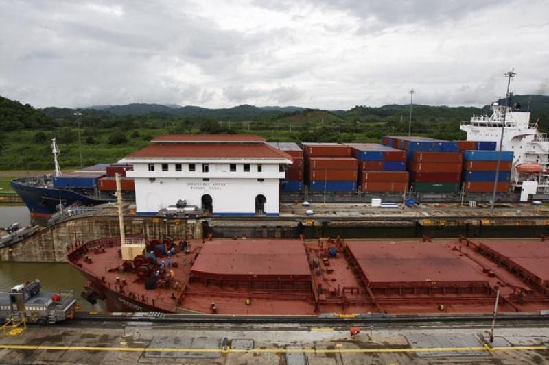 Miraflores Locks, Canal de Panama, Panama, America...