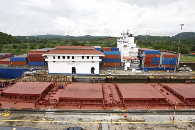 Miraflores Locks, Canal de Panama, Panama, America...