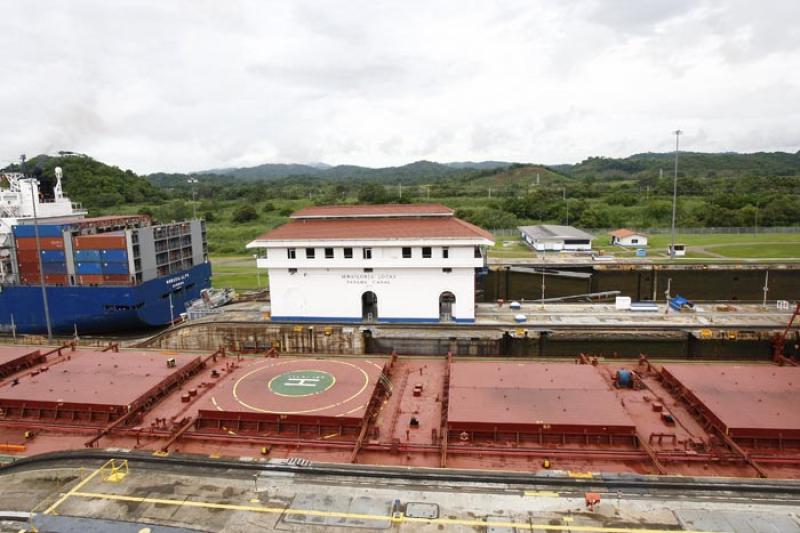 Miraflores Locks, Canal de Panama, Panama, America...