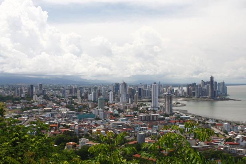 Panoramica de Ciudad de Panama, Panama, America Ce...