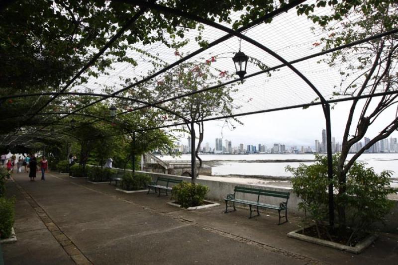 Paseo de Las Bovedas, San Felipe, Panama, America ...