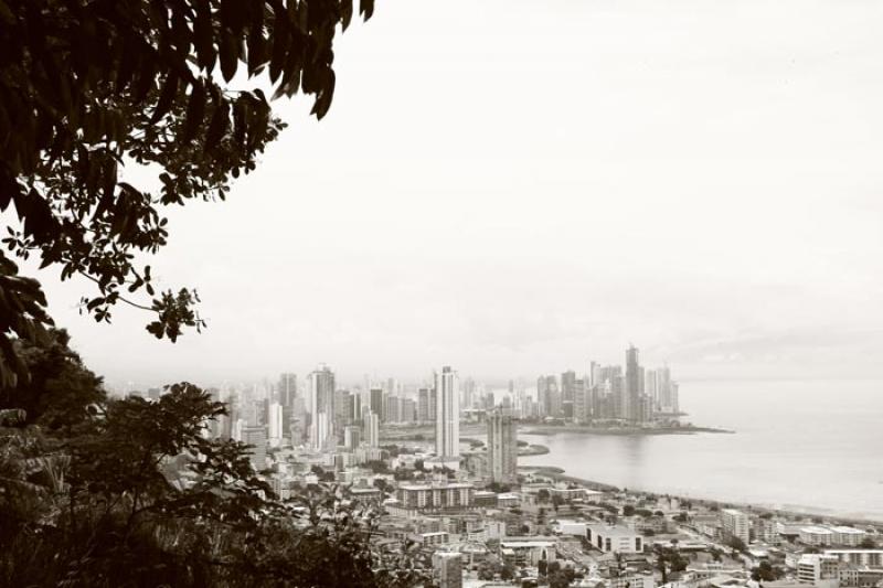 Panoramica de Ciudad de Panama, Panama, America Ce...