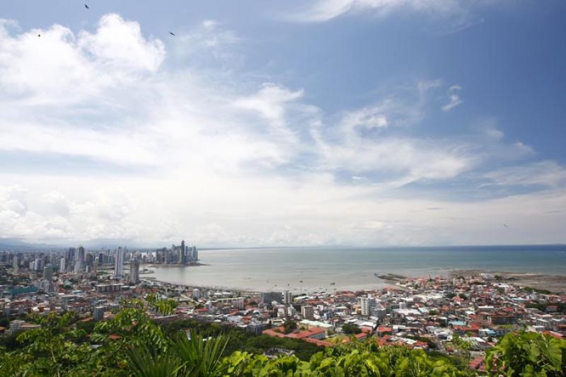 Panoramica de Ciudad de Panama, Panama, America Ce...