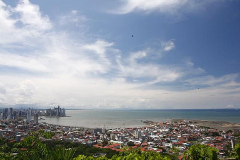 Panoramica de Ciudad de Panama, Panama, America Ce...