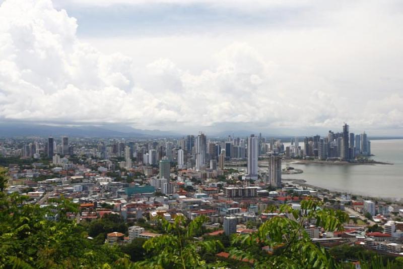 Panoramica de Ciudad de Panama, Panama, America Ce...