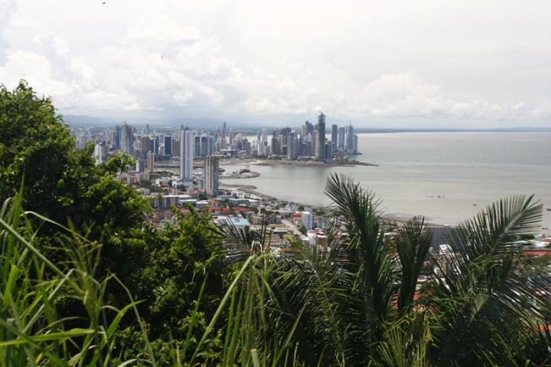 Panoramica de Ciudad de Panama, Panama, America Ce...