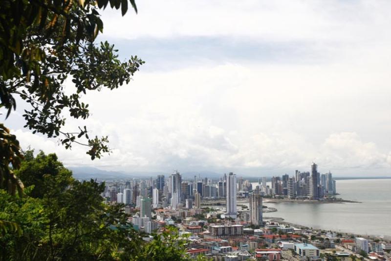 Panoramica de Ciudad de Panama, Panama, America Ce...