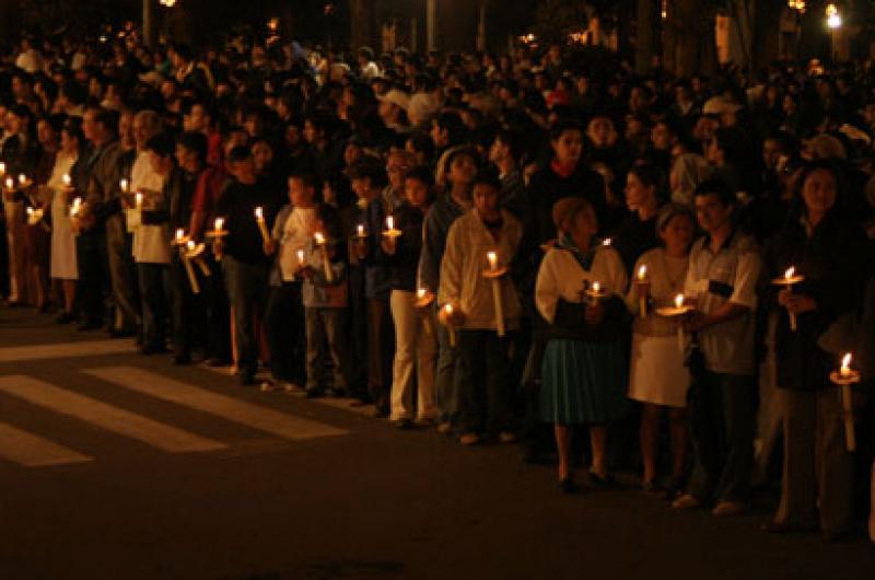 Procesion Semana Santa, Popayan, Cauca, Colombia