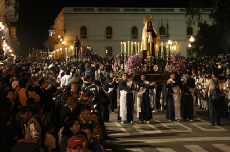 Procesion Semana Santa, Popayan, Cauca, Colombia