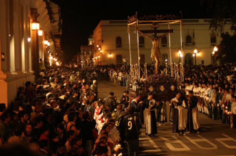 Procesion Semana Santa, Popayan, Cauca, Colombia