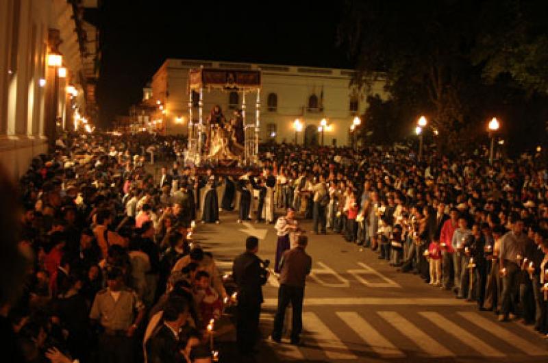 Procesion Semana Santa, Popayan, Cauca, Colombia