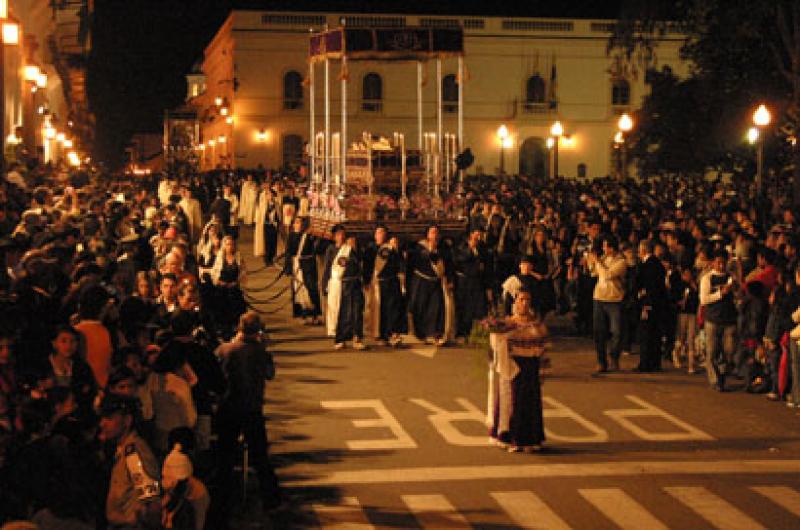 Procesion Semana Santa, Popayan, Cauca, Colombia