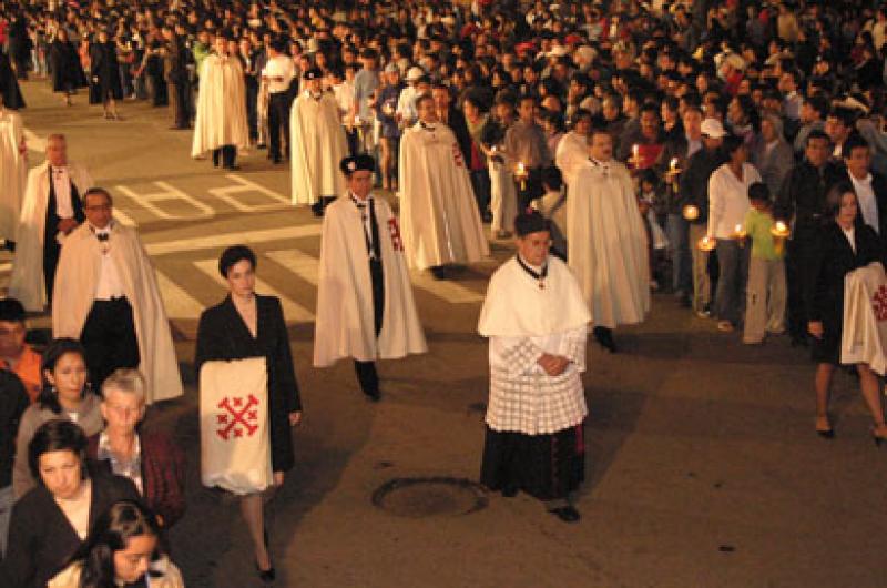 Procesion Semana Santa, Popayan, Cauca, Colombia