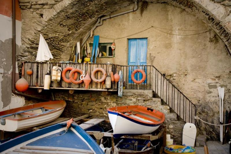 Vivienda Tradicional, Riomaggiore, Cinque Terre, L...